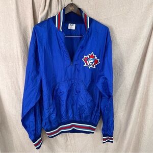 Vintage AIS Toronto Blue Jays Long Sleeve Windbreaker Jacket Size L